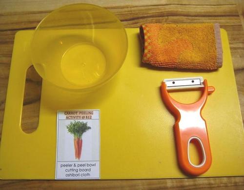 CARROT PEELING ACTIVITY