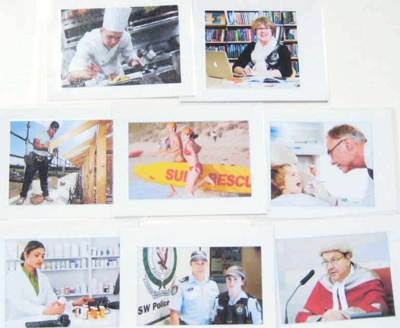 8-card OCCUPATIONS, Set #1