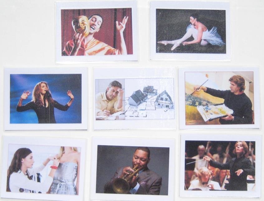 8-card OCCUPATIONS, Set #3