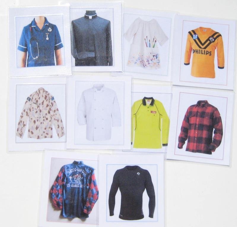 10-card OCCUPATION SHIRTS