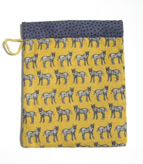 FABRIC SNAP BAG for AFRICAN ANIMALS