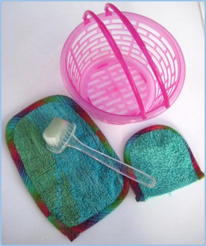 FOOT BRUSHING ACTIVITY — view 2