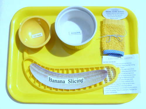 BANANA SLICING ACTIVITY — view 2