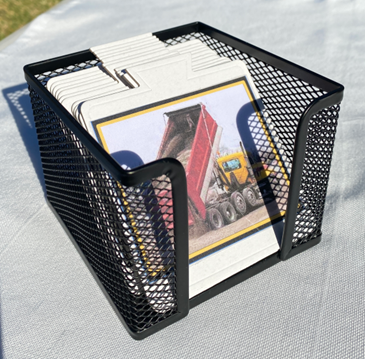 12 CONSTRUCTION VEHICLES, cards only — view 2