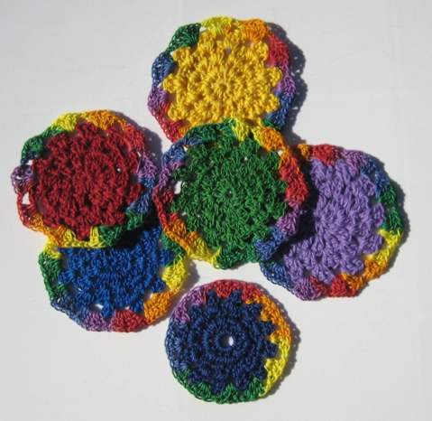 HAND-CROCHETED DOILY for Flower Arranging — view 3
