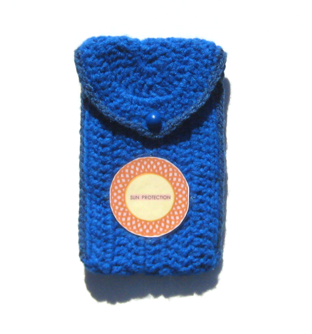 CROCHETED POUCH #3 for SUN PROTECTION
