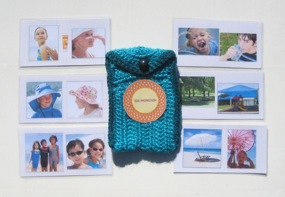 CROCHETED POUCH #5 for SUN PROTECTION — view 2